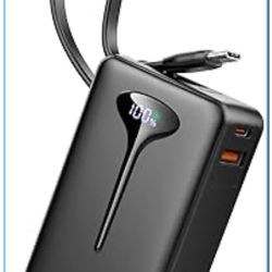 Magnetic Portable Charger, 10000mAh Power Bank with PD 20w Fast Charging, USB C in&Out Battery Pack, Compatible with Mag-Safe for iPhone 3212