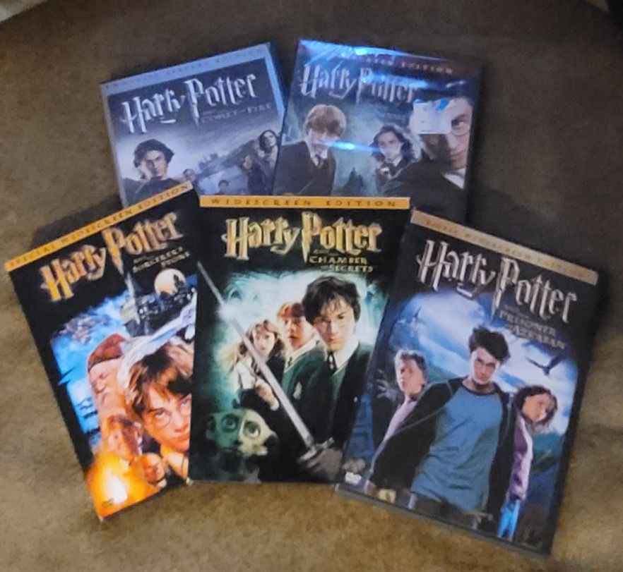 Harry Potter DVDs 1-5