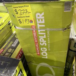 Manual Hydraulic Log Splitter 