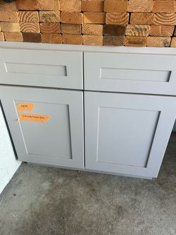 Grey Sink Base Cabinets (READ BELOW)