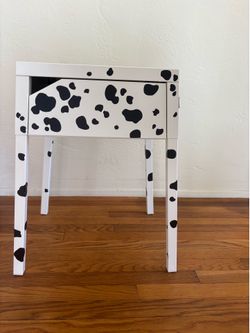 Cow Print Night Stand