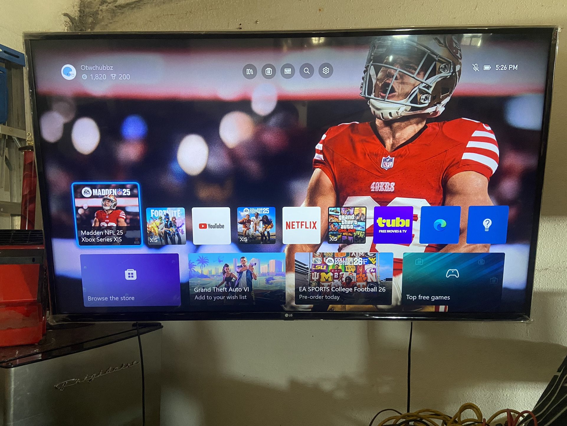 60 Inch LG Smart TV