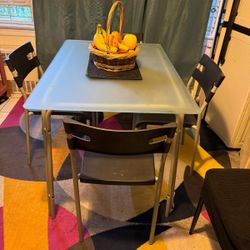 Dining Table With 4 Chairs