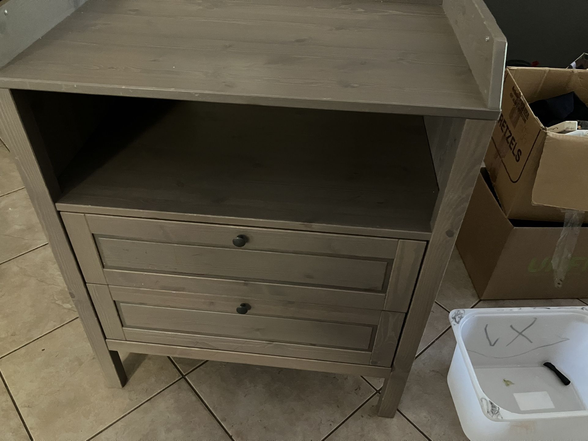 IKEA Changing Table Sundvik Grey