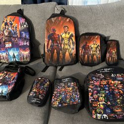 New Boys, Three-Piece Backpacks