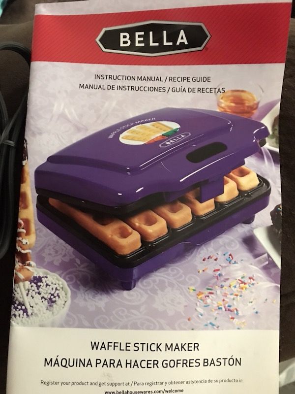 Bella waffle stick maker (new)