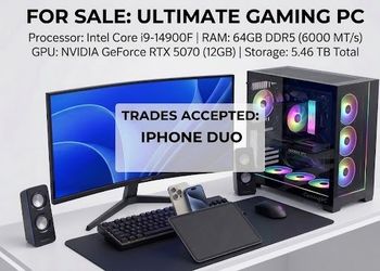 Custom Gaming PC  - Trade iPhone Duo