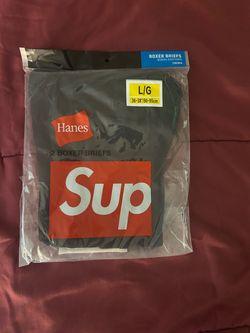 Supreme x Hanes Boxer Briefs 2-Pack Size Large