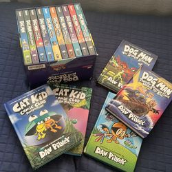 Dog man/ Cat kid comic club collection