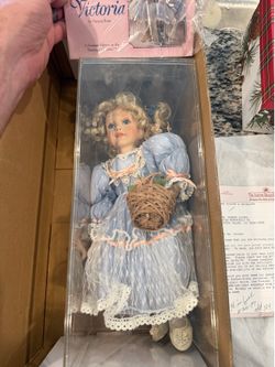 Paradise Galleries Victoria Porcelain Doll by Patricia Rose