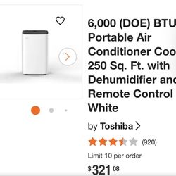 Aire Acondicionado Toshiba 6000btu 