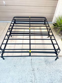 Queen Size Metal Boxspring & Bed Frame
