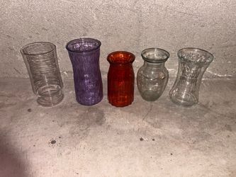 Glass vases