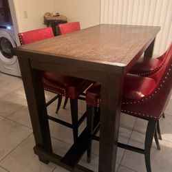 counter-height dining table