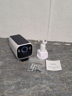Eufy eufyCam S3 Pro 4K Solar Outdoor Wireless Add On Camera White