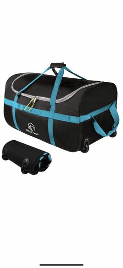 REDCAMP 85L Foldable Duffle Bag with Wheels 26”