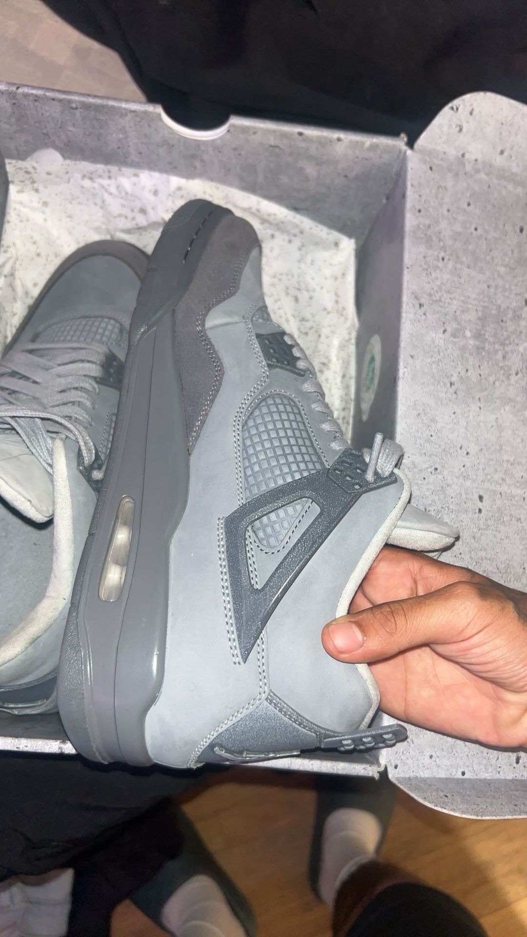 Jordan 4 Wet Cements Used