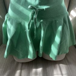 Y2K Vintage Green Mini Skirt