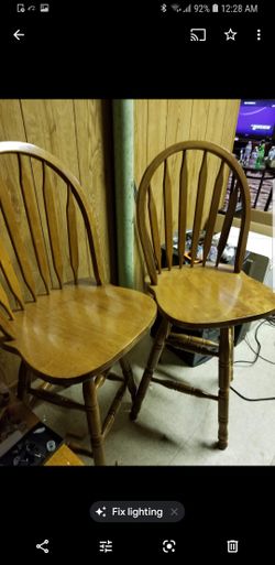 Two chairs Stools 