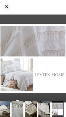 Levtex Home - Casita White Quilt Set (Twin) & 2 shams