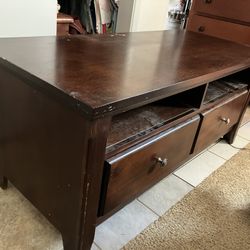 Coffee Table With Drawers 
