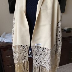 100% Wool Shawl 