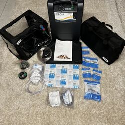 Pet oxygen machine and crate