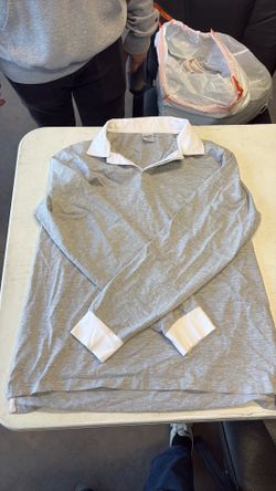 Men’s white color shirt, size large