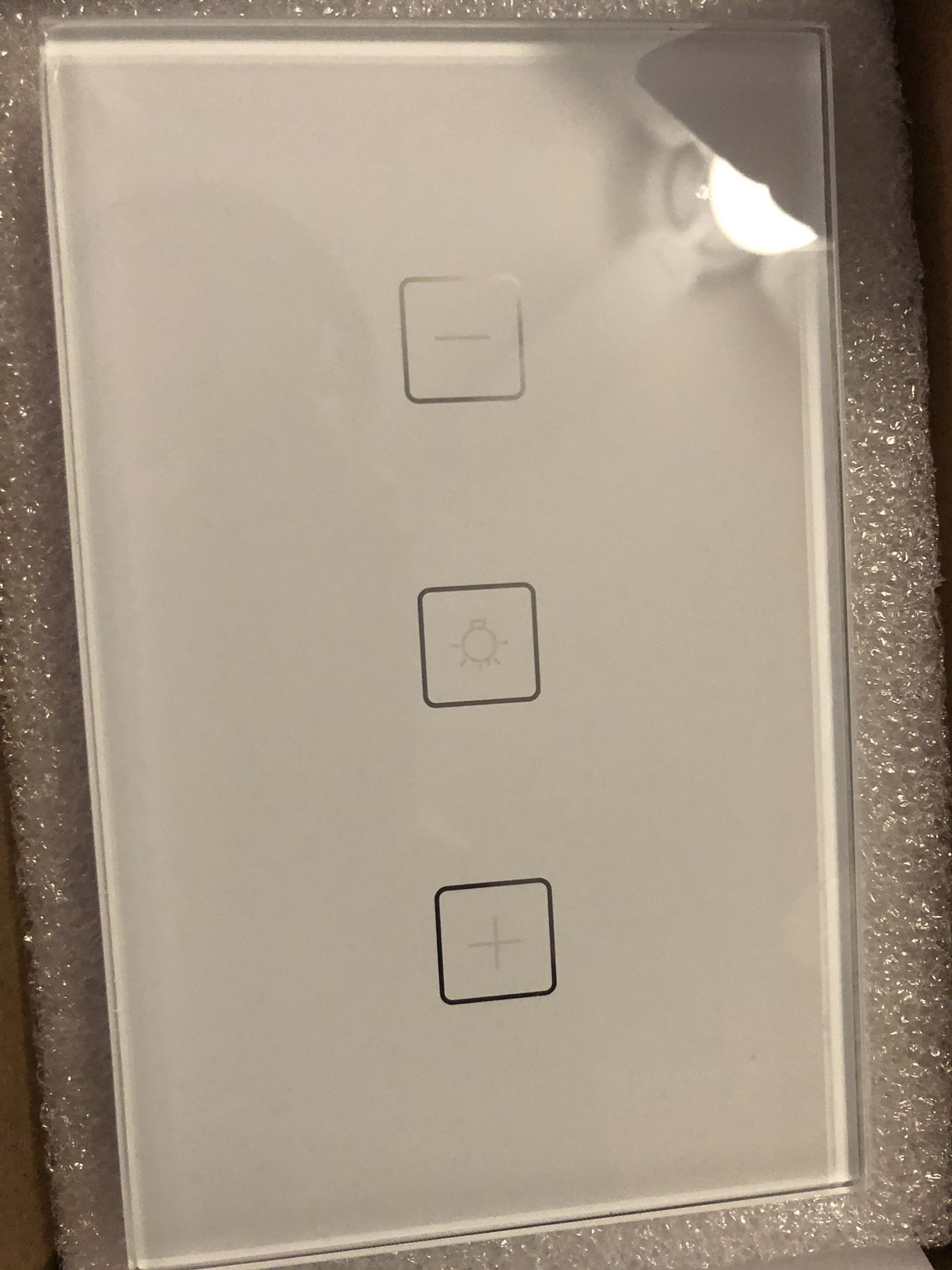 Glass Touch dimmer wall switch (good for vanities)