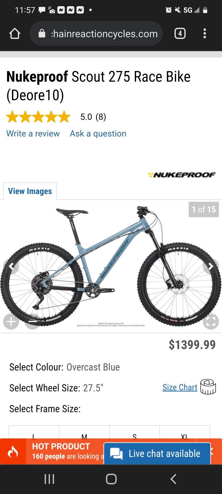 Nukeproof Scout 275 Race Bike (Deore10)