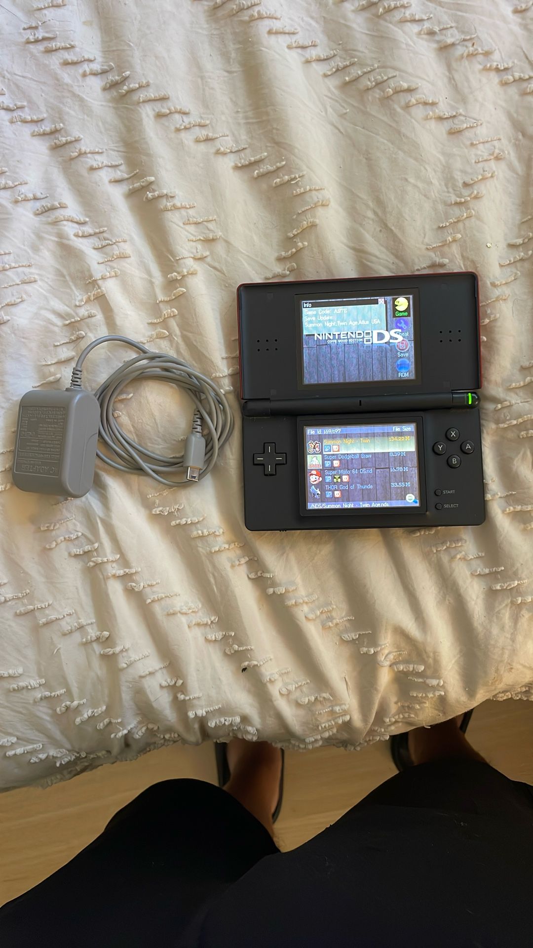 Nintendo DS Lite W/ R4 Card/Games