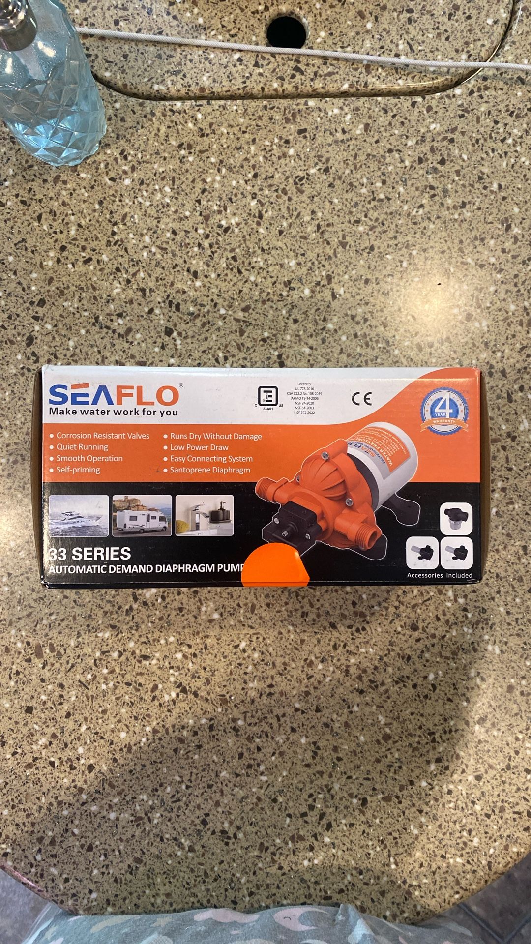 SEAFLO AUTOMATIC DEMAND DIAPHRAGM PUMP