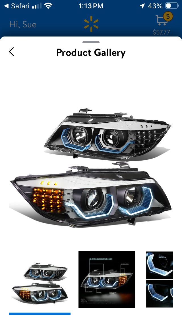 BMW 323i 325i New Headlights LED H