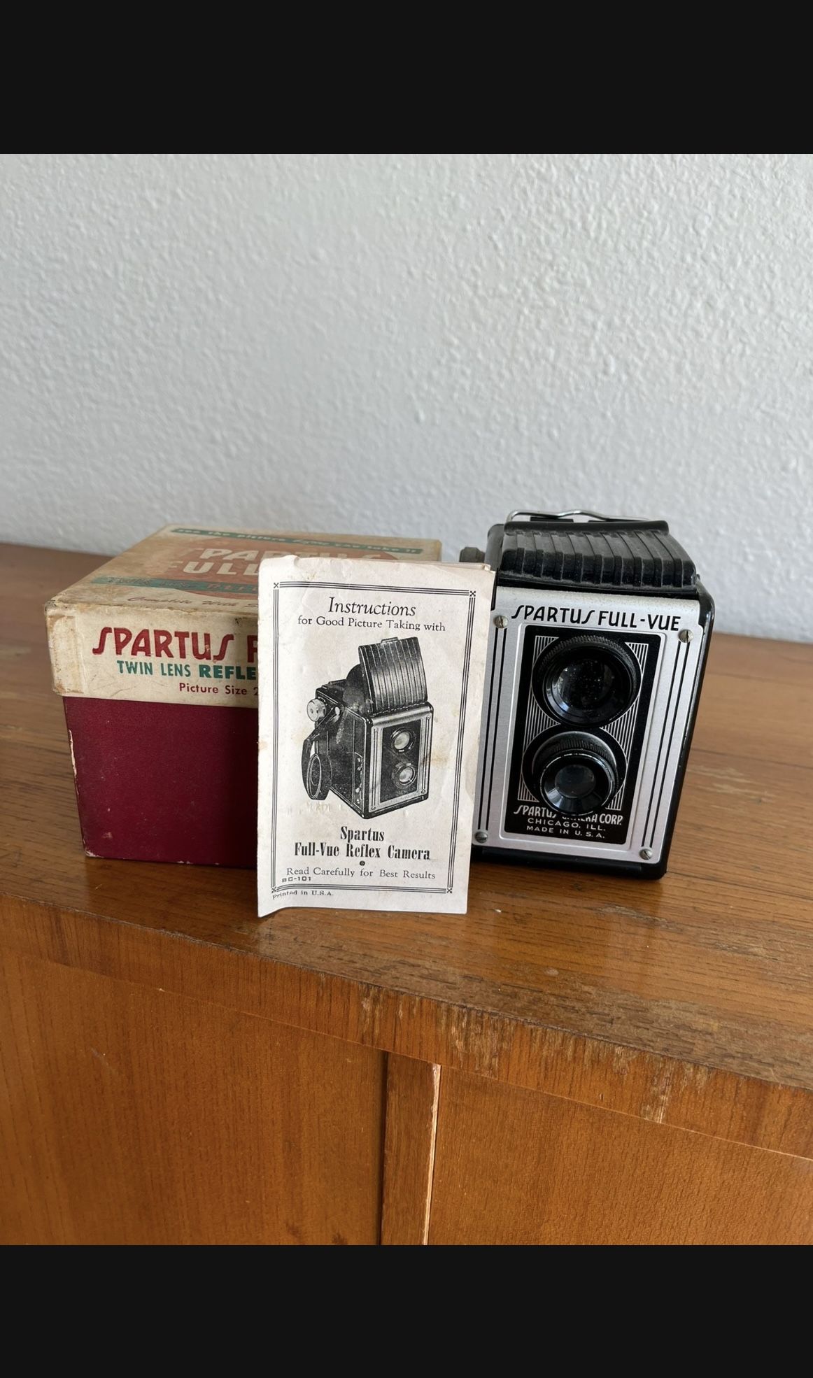 Vintage Camera Spartus Full Vue