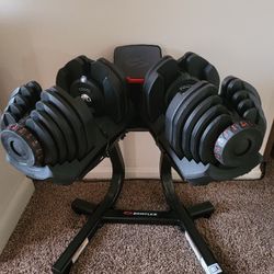 Adjustable Dumbbells 1090 With Stand