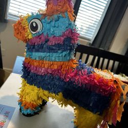Rainbow Donkey Piñata 