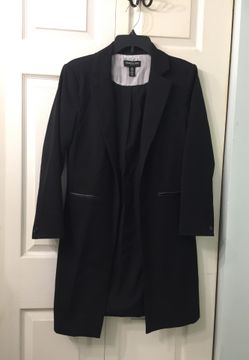 Gabardina negra talla M
