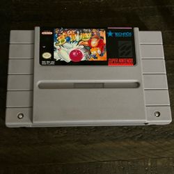Super Bowling SNES Super Nintendo Cartridge Only Tested