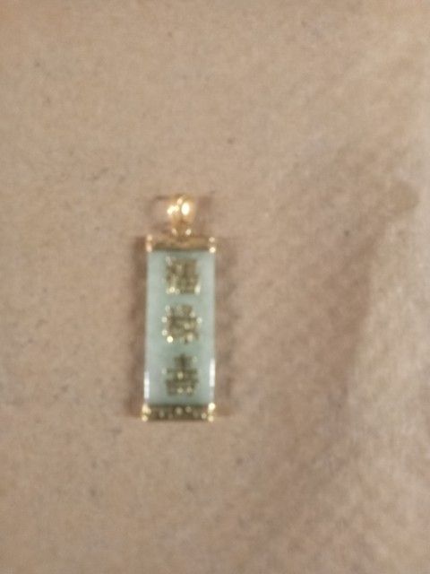Jade Necklace Charm