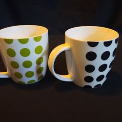 Polka Dot Coffee Mug Set 