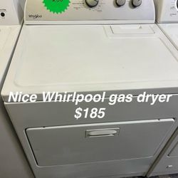 Nice Whirlpool Gas Dryer 