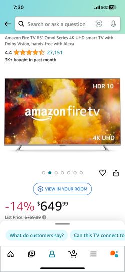 Fire TV Omni $500.00