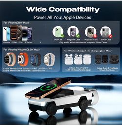 CyberDock 3-in-1 Wireless Charging Station for iPhone !