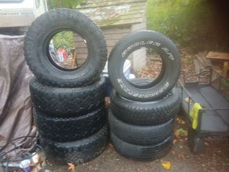 Truck tires 17 & 18