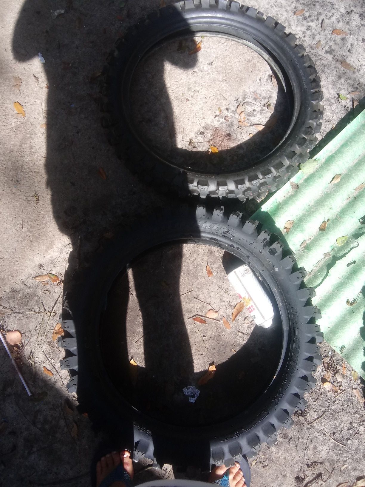 New dirt bike tires