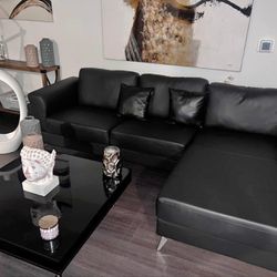 Modern L-Shaped Sofa On Sale W/Contemporary Coffee Table!!!!
