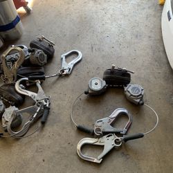 fall tech double lanyard 9’  harness