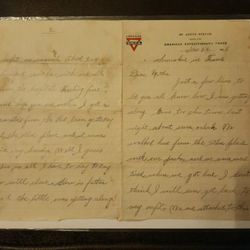 1918 WW1 Transcribed Letter Son To Mom Re: Somewhere in France 