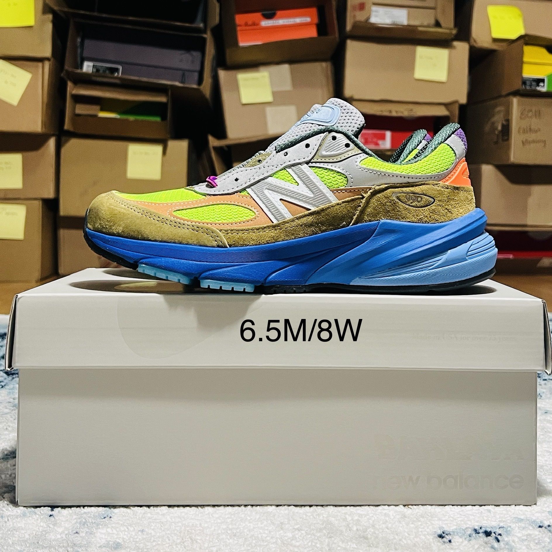 New Balance 990v6 X Action Bronson 'Baklava' Size 6.5M/8W M990AB6