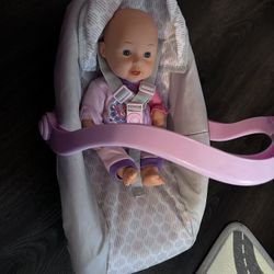 Baby Doll And Carrier